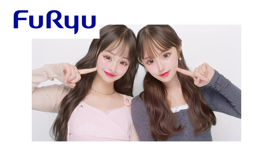 【理央・那悠】プリクラ『Meidy』のイメージモデルに起用
